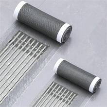1 Roll 7*500cm Disposable Drain Stickers For Kitchen And Bathroom, Anti-Clog Hair And Insect Filter Mesh - A - View 8