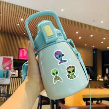 500 Sheets/Roll Of Exquisite Alien Cartoon Roll Stickers DIY Decoration Notebook Phone Case Envelope Skateboard Stickers - Multicolor - View 5