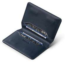 Men Wallet & Check Holder - Navy Blue - View 1
