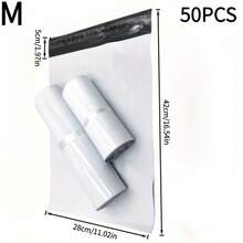 10/20/50pcs White Polyethylene Mailing Bags, Self-Sealing Shipping Envelopes For Clothing, Suitable For Small Businesses And Boutiques, Polyethylene Mailing Bags - Self-adhesive - View 2