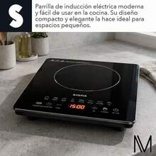 Portable And Compact Induction Electric Cooktop Glass Burner - US A Type Plug(110-127V) - View 3