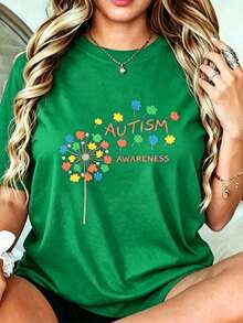 Women T-Shirts - 綠色 - 查看 1
