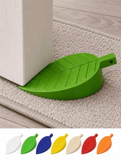One-Piece Wedge Door Stopper For Home And Office; Non-Slip And Quiet Bottom; Portable Door Stopper With Wind-Proofing And Fixing Function; Available In Multiple Colors To Suit Different Needs