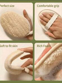 Exfoliating Sponge Brush, Body And Kitchen Cleaning Brush; Suitable For Sensitive Skin; Bathtub And Shower Sponge; Unisex Reusable Bath Sponge (Soak For 2 Minutes After Receiving To Expand And Soften). - Multi-color - View 5