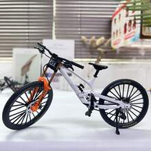 1 buah Model Sepeda Paduan Baru Simulasi Sepeda Gunung Sepeda Downhill Sepeda Jalan Raya Ornamen Mainan Hadiah, Suvenir Pesta, Hadiah Ulang Tahun, Hadiah Kecil Paskah - Putih-43 - View 8