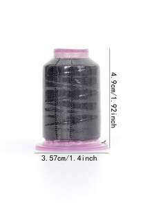 Set di 9 colori di filo per ricamo da 550 yarde, filo per ricamo a macchina multicolore e lucido, filo per ricamo in poliestere, filo decorativo per cucito, adatto per macchina da ricamo, riparazione di abbigliamento, forniture per cucito fai-da-te - multicolore - Visualizzare 6