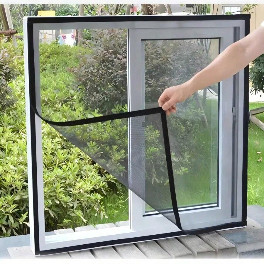 1pc Self-Adhesive Window Screen, Summer Home Invisible Insect Net, Easy To Install