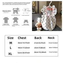 2pcs New Polka Dot Cute Princess Style Dress, Thin Breathable Sun Protection Outfit For Small Puppies And Kittens, Suitable For Golden Shaded Ragdoll And Devon Rex Cats - White - View 4