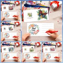 6pcs DIY Diamond Painting Greeting Card Set, Butterfly, Bird, Peacock, Bee, Rabbit Patterns With Asymmetrical Shaped Diamonds, Paper Material, Handmade Tools And Supplies, Suitable For Elders, Friends And Family, Holiday Party DIY Handmade Gift - 6Pcs - View 5