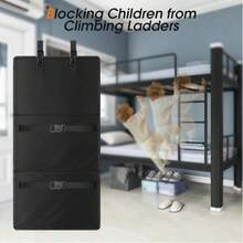1pc 3-Section Foldable Strap-Fixed Anti-Slip Solid Color Thickened Fabric Bunk Bed Ladder Safety Pad - Multicolor - View 6