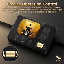 Diofox 32GB 兒童 Hi-Fi MP3 播放器，搭載藍牙 5.3、2.4 吋彩色觸控螢幕數位音樂播放器，內建 FM 收音機、電子書與錄音功能，記憶卡最高可擴充至 128GB，黑色 - 查看 6