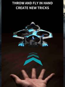 Modelo de avión a control remoto, acrobacias de giro de 360° adecuado para principiantes, avión RC recargable por USB, juguete de cuadricóptero multirrotor, regalo perfecto de cumpleaños/Navidad/Halloween para niños - Multicolor - Ver 10