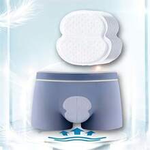 20-Piece Two-In-One Disposable Underarm And Underwear Moisture-Absorbing Pad. Ultra-Thin, Invisible And Breathable Pad. All-Day Comfortable And Refreshing Design. Suitable For Both Men And Women. Essential For Daily Work. - White - View 7