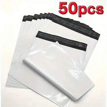 10/20/50pcs White Polyethylene Mailing Bags, Self-Sealing Shipping Envelopes For Clothing, Suitable For Small Businesses And Boutiques, Polyethylene Mailing Bags - Self-adhesive - View 4