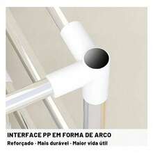 Closet Armable Ropero Rack Guardaropa Recamara Organización, Bonito, Práctico Y Resistente. Armario Plegable Organizador de Ropa,navidad - Negro - Ver 7
