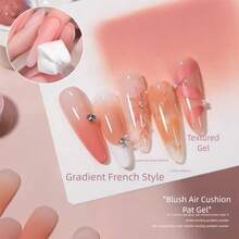MIANEL GEL 6-Color Blush Cushion Nail Art Gel, 2026 Summer New High Saturation Nail Painting Gel, Gradient Concealing Effect, Easy DIY Nail Design, Professional Salon Use - Multicolor - View 5