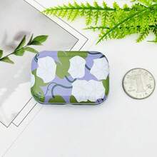 8Pcs Mini Flower Tin Trinket Jewelry Organizer Storage Box Decorative Boxes Small Metal Tins With Hinged Lids Portable Box Containers Small Storage Kit - Daisy - View 7