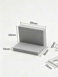 1-6pcs Deep Black Wall-Mounted Storage Shelf, Modern Floating Display Rack, Space-Saving Narrow Shelf With Iron Plate Support, Screw Fixed, Suitable For Home And Office - Multicolor - View 9