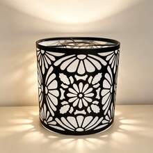 Cylindrical Ceiling Sunshade, Modern Metal Drum Shaped Lampshade, Suitable For Pendant Lamps, Wall Lamps, And Table Lamps - Suitable For Home And Commercial Decoration, Easy To Install - Hollow Lampshade - View 5