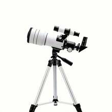 1件入門級天文望遠鏡,實驗教學工具,專業高倍率太空高清觀星望遠鏡,適合學生,生日禮物,戶外望遠鏡 - A - 查看 2