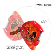 Careta De Soldar Uso Industrial Soldadura Electronica Diseño - Llamas - Ver 5