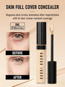 Bobbi Brown Skin Full Cover 遮瑕膏 #Warm Ivory (淺米色，帶淡黃底色；適合白皙膚色) 8ml/0.27 Oz | 長效持久 | 極輕盈 | 保濕 | 修正底色、貼合膚色的色調，幫助遮蓋黑眼圈 - #Warm Ivory - 8ml - 查看 1
