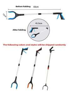 Portable Trash Collection Clip, Extendable Reach Trash Bin Clamp, Suitable For Home, Store, Outdoor Use, Hygienic Clip-Style Trash Collection Tool, No Need To Bend Over - A - View 9
