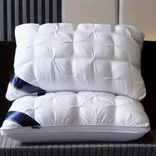2-Pack Breathable, Ultra-Thin And Soft Pillows In Vacuum-Sealed, Compressed Packaging With Thin To Medium Softness And Removable, Washable Pillowcases. - Weiß-2 Stück - 查看 7