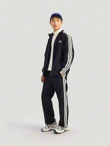 Adidas 男士 ST 3ST WV JKT 梭織運動夾克 KR2517 - 黑色 - 查看 6