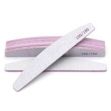 10/5/1pc Gray Professional Curved Nail File 100/180 Grit, Manicure Supplies, Manicure Tools, Nail Art Tools, Back To School, Nails, Nail Extension Tools - A - View 4