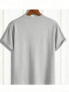 Vintage Bookworm Book Stack Quill Pen TShirt Short Sleeve Crew Neck Casual Blouse Suitable For Spring Summer Book Lover Gift Bookworm Machine Washab - Grey - View 6