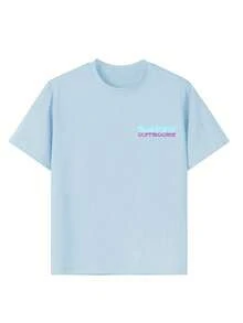 Tween Boy Casual Fun Graphic Print Crew Neck Short Sleeve Pullover T-Shirt Summer Top - Baby Blue - View 8