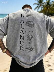 1Men's Fashionable Printed Loose Short Sleeve Shirt T Summer Shirts For Men T T-Shirt Gift Summer Top |   Exquisite Design |   Summer Essential |   Ea - Grey - View 1