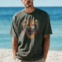Women T-Shirts - 綠色-bravo - 查看 2