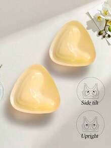Double-Sided Adhesive Breast Pads, Push-Up And Lift-Up Design, Waterproof Adhesive Cups, Suitable For Bra Padding And Breast Enhancement Products - Multicolor - View 4