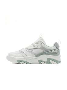 XTEP New Women's Versatile Lightweight Breathable Mesh Outdoor Casual Sneakers - White/Grey-green - View 1