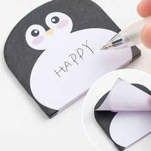 240pcs Cute Animal Shaped Blank Sticky Notes, Memo Pads, Notepad (20 Sheets/Book, 12 Books) - one-size - View 5