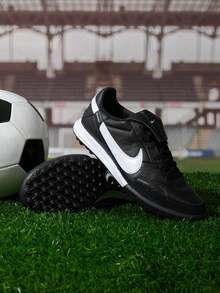 Nike Men's Football Training Shoes, TF Studs For Hard Ground, HM0283-001 - Black/White - View 1