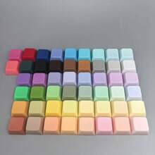 1pc Stress Relief Keyboard Toy, Keyboard Stress Relief Keychain, Keyboard Stress Relief Button, Finger Click Toy, Stress Relief Button Toy, Stress Relief Gift, Teenager Stress Relief Toy, Colorful, Replaceable Keycaps - Multicolor - View 11
