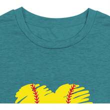 Women T-Shirts - 1-青色 - 查看 5