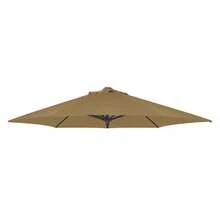 Roman Umbrella, Beach Umbrella And Patio Umbrella Replacement Canopy, 1pc (Frame Not Included). Please Refer To The Image To Confirm The Size Before Purchase. - Khaki - View 1