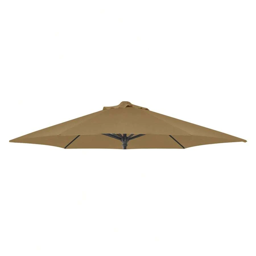 Roman Umbrella, Beach Umbrella And Patio Umbrella Replacement Canopy, 1pc (Frame Not Included). Please Refer To The Image To Confirm The Size Before Purchase. - Khaki - View 1