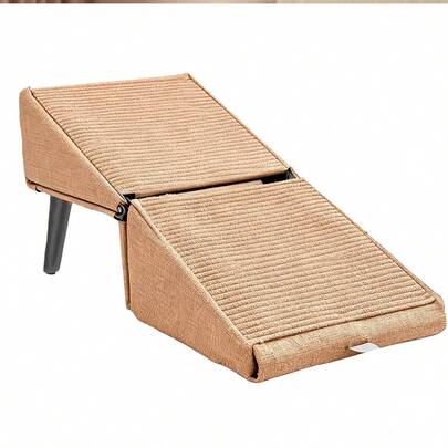 Small Dog Ladder, Non-Slip Steps & Sturdy Striped Design, Easy Climbing Ramp For Pomeranian, Chihuahua, Shih Tzu, Poodle, Portable Pet Stairs For Beds, Couches, Furniture