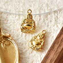 1pc/2pcs Cute Exquisite 304 Stainless Steel Vacuum Electroplated Long-Lasting Color Retention 3D Geometric Spherical Pendant Charms, Tooth, Lollipop, Peanut, Puppy And More, Suitable For Bag Decoration, Handmade DIY Jewelry Making Necklace Bracelet Earring Accessories - Picture - View 6