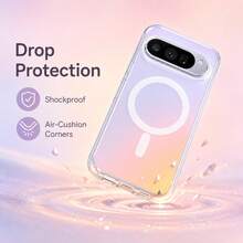 New Laser Color-Changing Matte Phone Case For Pixel 10 Pro XL, Pixel 9 Pro, 9A/8 Pro, 11 Pro XL Magnetic Protective Case, 11 Gradient Colors, Sunset Sky - Chameleon D22 - View 3