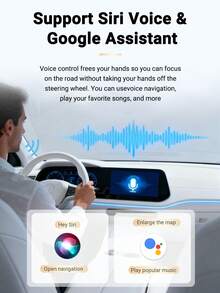 XUDA 2026 新款 2-in-1 無線 CarPlay / Android Auto 迷你轉接器 - 2.4-5.0 GHz WiFi 5 Carplay 轉換器，有線轉無線，快速自動連接，無延遲，緊湊設計，附 USB/USB-C 接口，免電池 - B - 查看 6