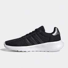 Adidas LITE RACER 3.0 Comfortable Versatile Fabric Non-Slip Durable Low-Top Running Shoes Women's - Black - View 4