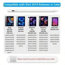 Apple Pencil 相容 iPad 第 10 代與第 9 代 | 2 倍快充，相容 iPad 第 6-11 代 (2018-2025)、Pro 12.9/11/13 吋/M4、Air 3/4/5/M2/M3、Mini 5/6、Apple Pencil 第 2 代，升級版觸控筆相容 iPad 第 9 代與第 10 代，快充筆，相容 iPad Pro 11/12.9 吋 (第 3/4/5 代) - 彩色 - 查看 4