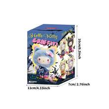 Miniso Sanrio Characters Graffiti Series Vinyl Plush Blind Box-Hello Kitty, Soft Fluffy Plush Exterior Paired With Solid Vinyl Figure Body, Unique Graffiti Print Pattern,Cute Cartoon IPesktop Collectible Ornament (1 PC Random Delivery) - Multicolor - View 11