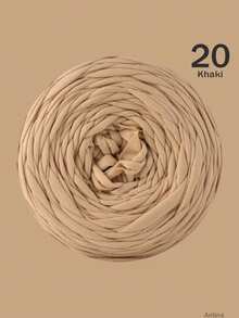 1/2件 T-Shirt 粗毛線，大號 300g±20g/件 - 2cm 寬，柔軟聚酯纖維毛線布料，適用於 DIY 鉤編包包、籃子、地墊、拖鞋、娃娃、毛線手工藝，多色度假風鉤編線，鉤編配件，手工禮物 - 彩色 - 查看 35